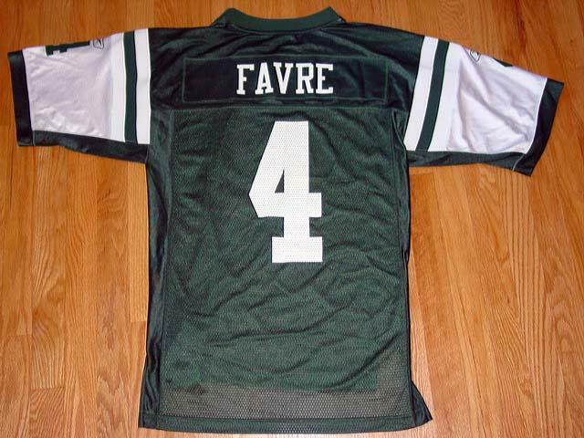 Reebok OnField NFL Players : BRETT FAVRE New York Jets #4 Football
