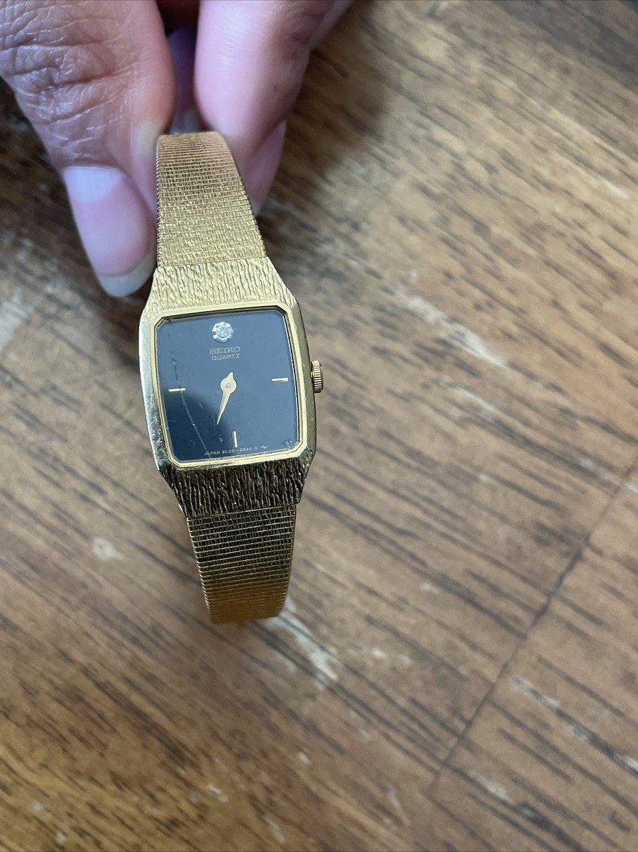 SEIKO 腕時計 Ladies Seiko Quartz Vintage Watch 2C20- 2840 R | eBay
