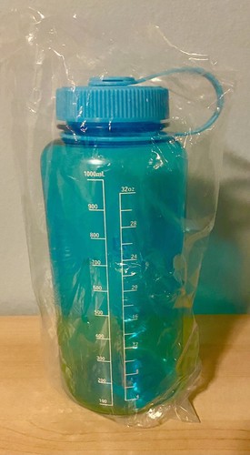 Norwegian Cruise Line Hard Plastic Blue 8.5” Travel Bottle with Lid - Picture 2 of 5
