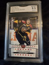 GMA 8.5 CONNOR McDAVID 2014 LEAF ITG #11 CANADA'S BEST ROOKIE 285/500 SILVER