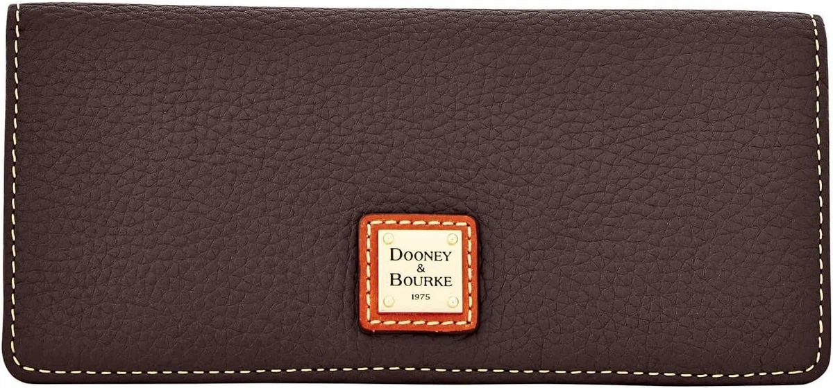 Dooney and bourke pebble grain slim wallet sale