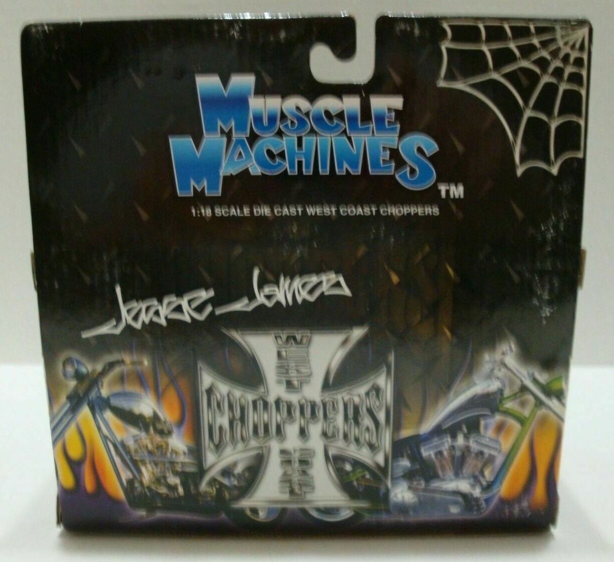ウエストコースト・チョッパーズ 1/18 スケールモデル - チェリーCFL Jesse James West Coast Choppers CHERRY CFL JJ04-31-10