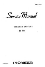 Service Manuel D'Instructions