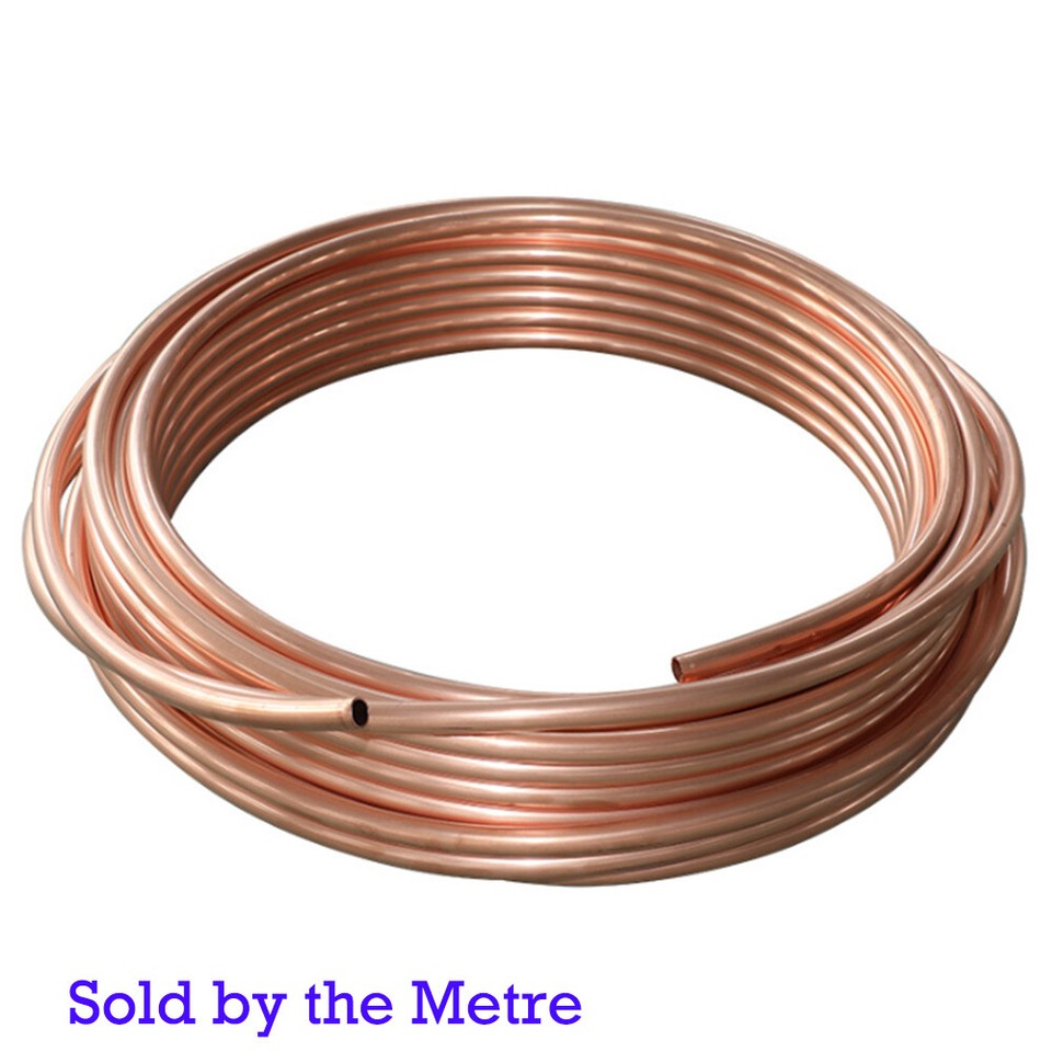 Soft Copper Pipe Tube Coils Plumbing Microbore Water Gas Craft