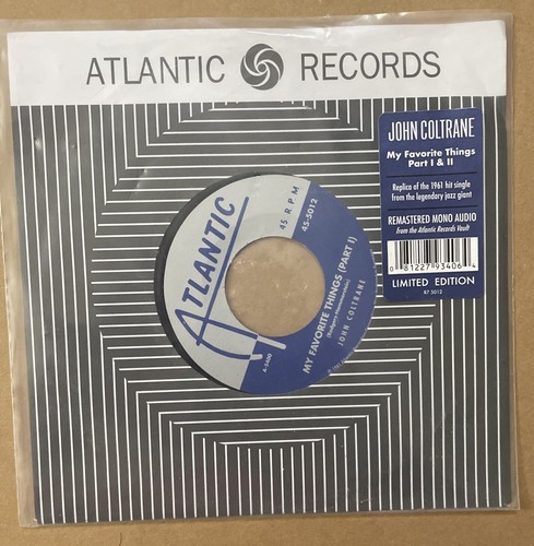 JOHN COLTRANE- My Favorite Things Part 1 & 2 Vinyl 45rpm 45-5012 - Picture 3 of 3