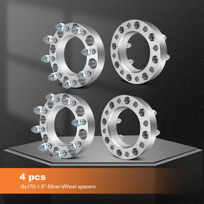 4X 1.5'' 8x170 Wheel Spacer 14x1.5 Fits Ford F250 F-350 Super Duty 2003-2021 2022