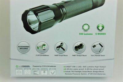 NEXTORCH TA41set Lampe de poche tactique LED avec support et interrupteur à câble - Batterie incluse NEXTORCH TA41set Lampe de poche tactique LED avec support et interrupteur à câble - Batterie incluse