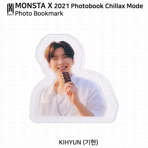 Monsta X 2021 Fotobuch Chillax Modus Offizielle Fotokarte Lesezeichen Foto KPOP - Bild 5 von 58