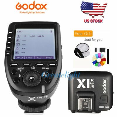 US Godox XPro-N TTL HSS Wireless Flash Trigger+X1R-N Receiver For  Nikon