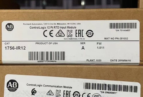 New Factory Sealed AB 1756-IR12 / A ControlLogix 12 Pt RTD Input Module 1756IR12 - Picture 2 of 3
