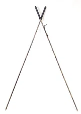 Camouflage Lightweight Foldable Shock Corded Varmint Hunting Bipod Cross Stick