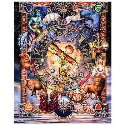 DIY 5D Diamond Painting Zodiac Animal Art Craft Kit ...