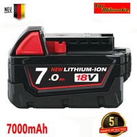 Neu FüR Milwaukee M18 Akku M18B6 18V Xc 7,0 Ah Li-Ion 48-11-1860 48-11-1852