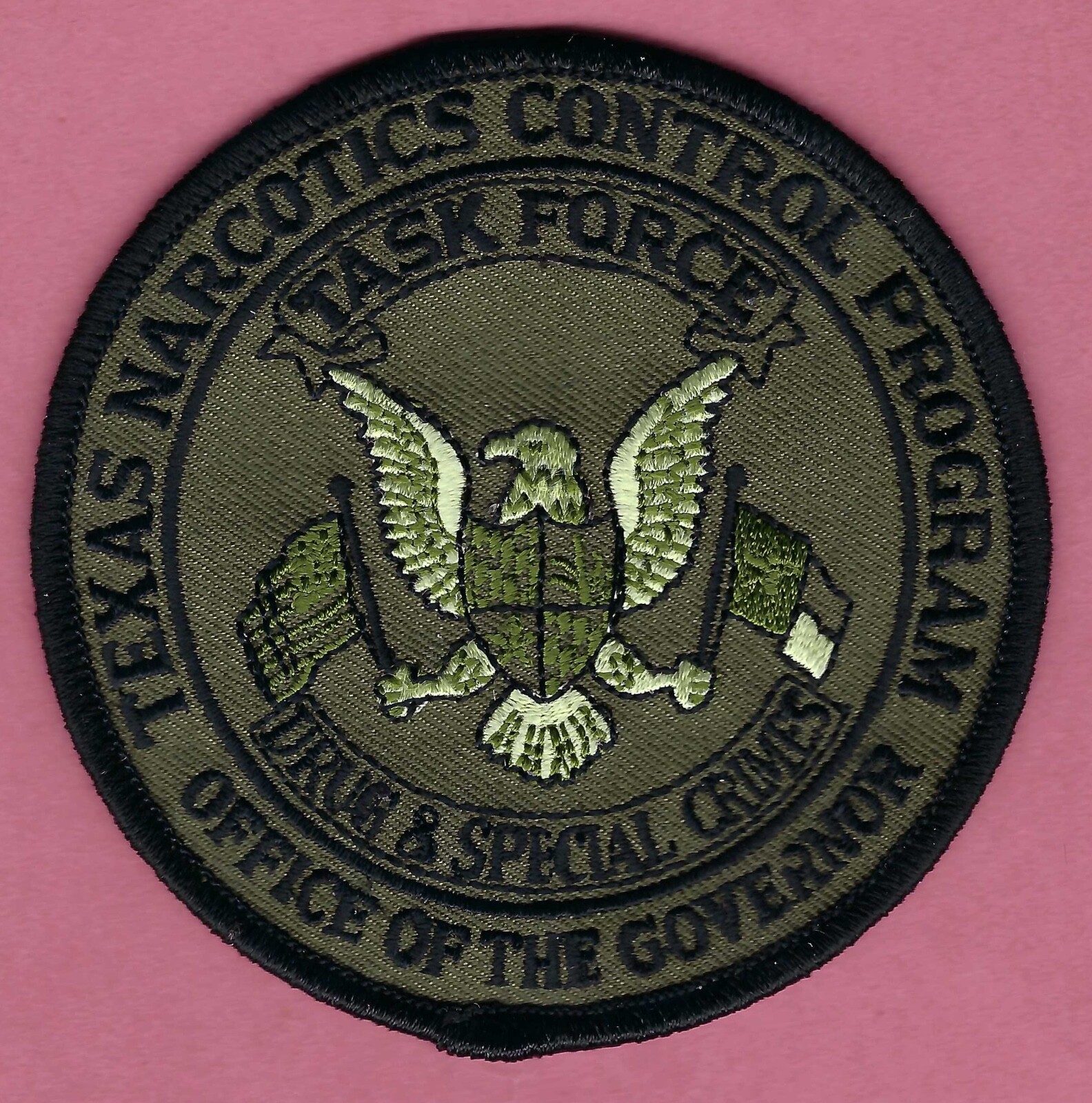 TEXAS NARCOTICS CONTROL PROGRAM GOVERNORS TASK FORCE SHOULDER PATCH | eBay