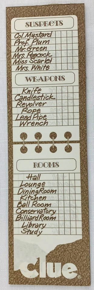 Juego de pistas 1972 de Parker Brothers completo en muy buen estado envío gratuito Foto 4 de 4