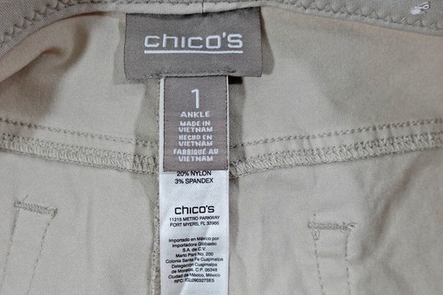 Pantalones Chicos para mujer 1 mediano al tobillo - Imagen 11 de 13