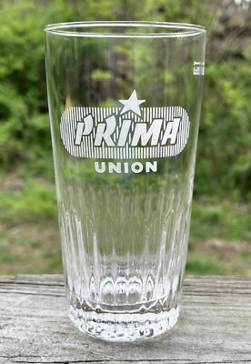 PRIMA UNION Belgian Brewery, RARE 33 cl Beer Glass