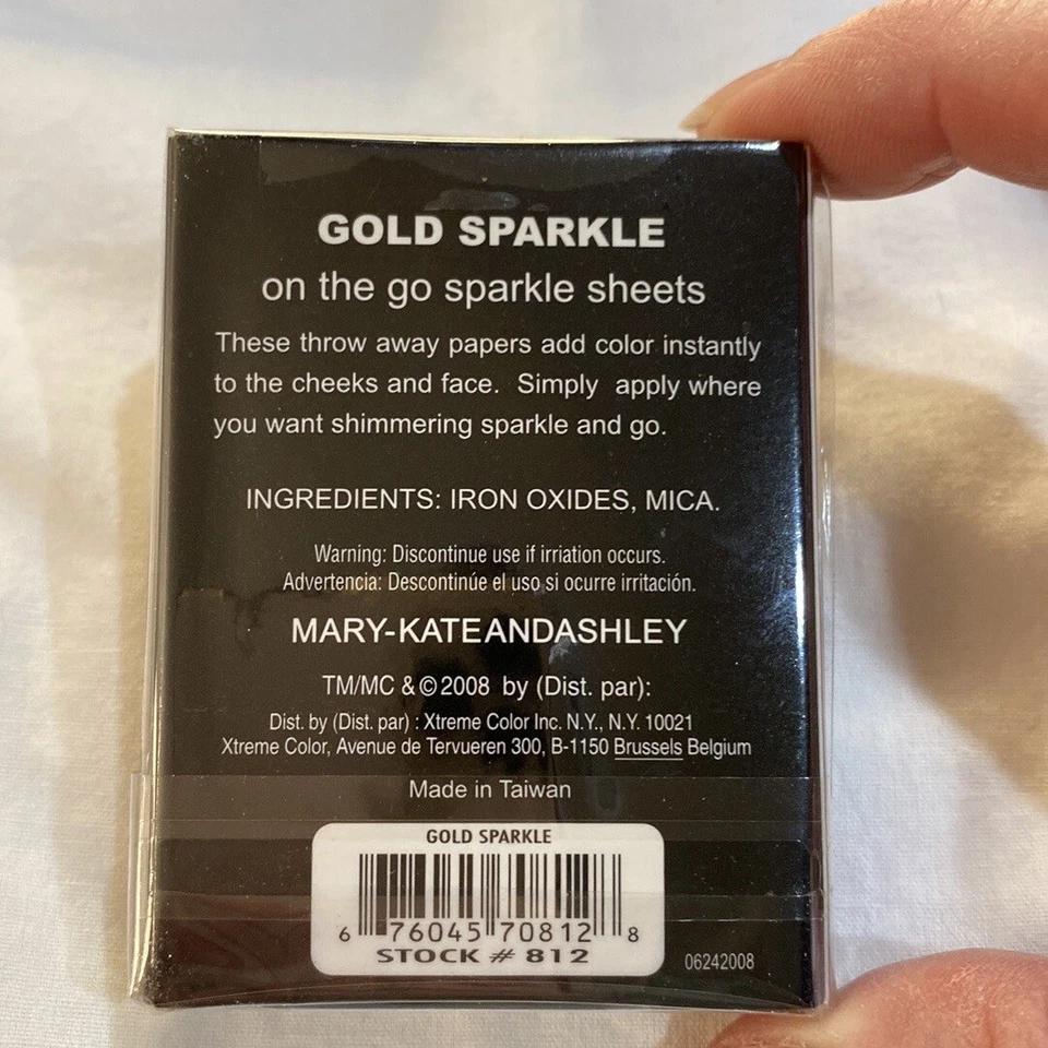 Lote de 3 ~ Mary-Kate & Ashley ~ Hojas de Maquillaje Brillantes ~ 50 Hojas Ea Box Foto 4 de 4
