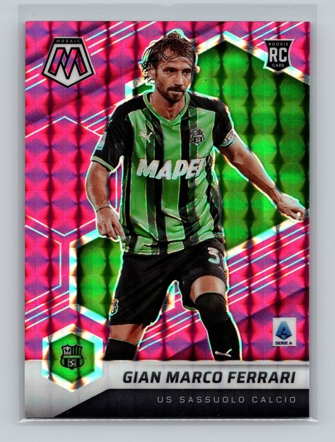 2021-22 Panini Mosaic Serie A #106 Gian Marco Ferrari RC Pink Mosaic /25