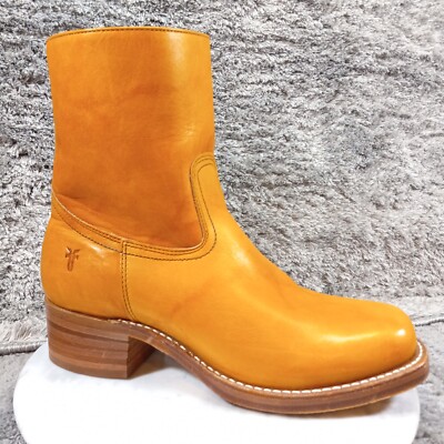 Vintage Frye kurze Campus Stiefel Damen 10,5 Herren 9,5 orange
