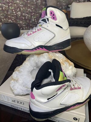 Air Jordan Sixty Plus Nike White /Black Size 6.5Y Women's 8 Style: 365163-161