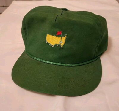 Masters Tournament Worn Caddie Hat Cap Augusta National Golf Club