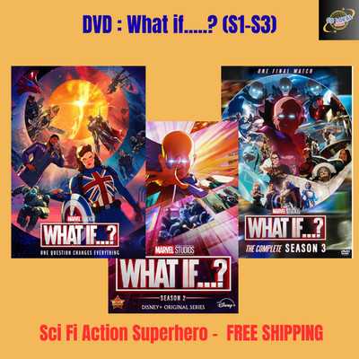 DVD  What If...? Complete Season 1 2 3 | Action Animation| FULL HD | FREE SHIP