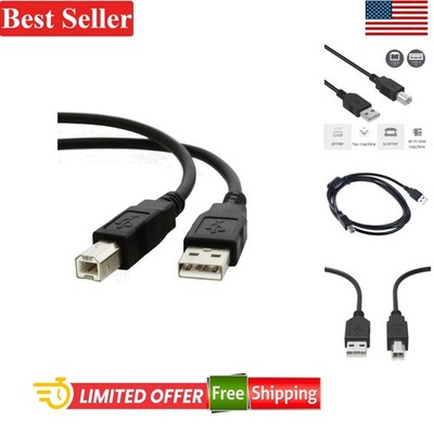 USB Cable for Focusrite Scarlett Audio Interface 6FT Male-to-Male High Speed
