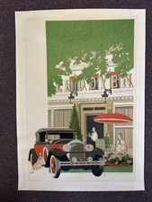 Original Denis Paul Noyer Poster, Ledoyen Restaurant, Paris, France 1979 Signed