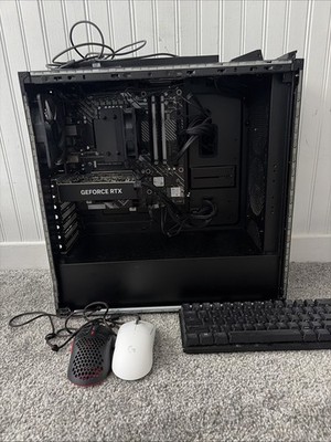 G Pro Super Lite Mouse, Razer Wired Keyboard, Hyper X Mouse,  And HP OMEN PC