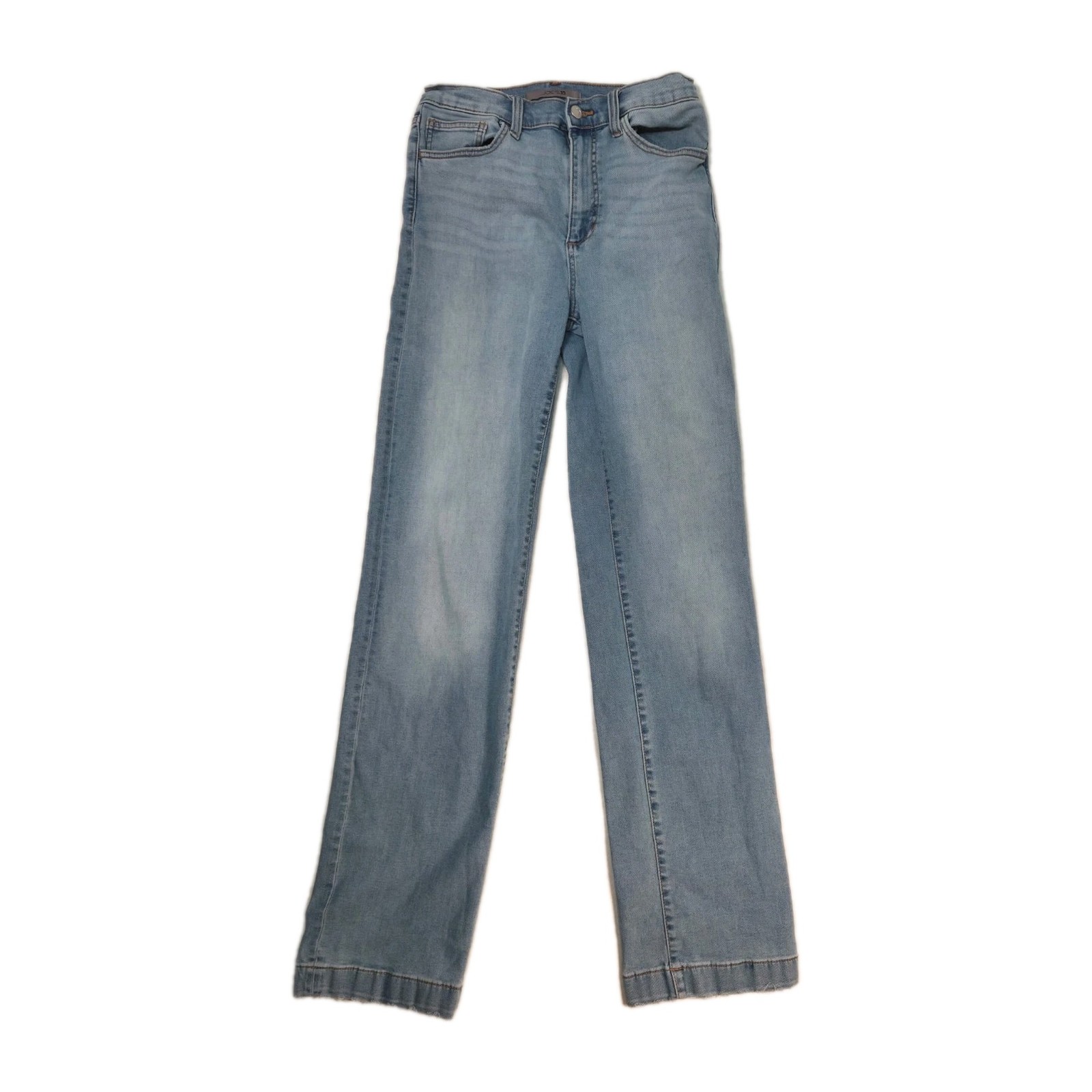 Joes Jeans Womens High Rise Wide Leg Megan Jeans 27×33 Distressed Light Washed