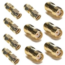 SMA Male to SMA Male Plug Connector 5-Pack  SMA Female to SMA Female 5-Pack ...