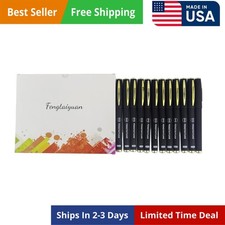 Gel Ink Roller Ball Pens, Black Ink, Bold Point 1.0Mm, 12 Pack