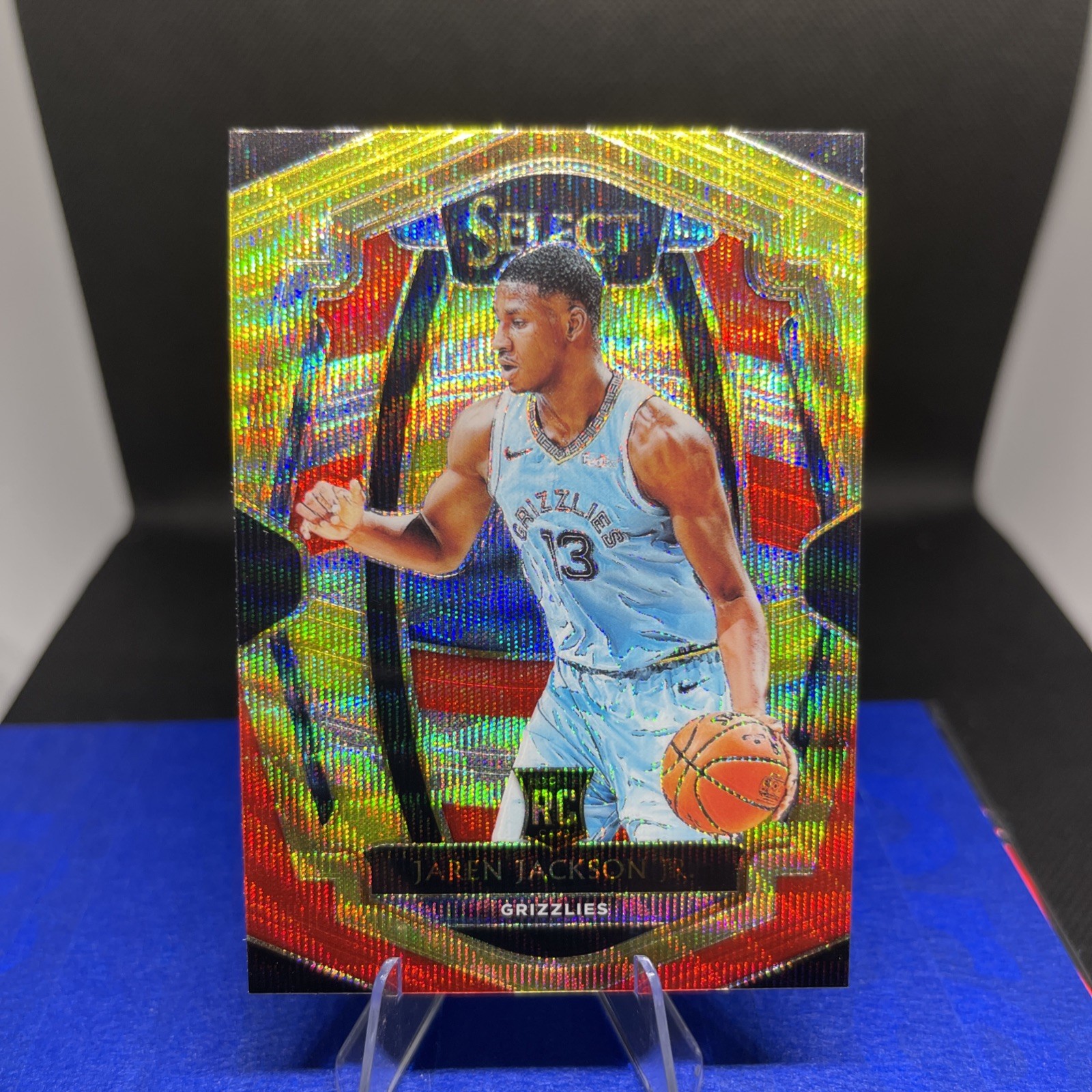 2018 Panini Select Premier Level Jaren Jackson Jr Tri-Color Prizm RC Grizzlies