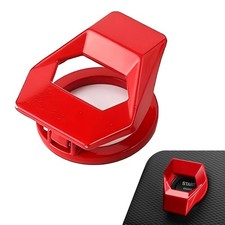 Push Start Button Cover, Zinc Alloy Car Start Stop Button Cover Protec