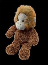 2001 Princess Soft Toys Monkey Plush Orange Curly Hair 12  