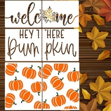 Fall Doormat Stencils Pumpkin Templates 27x14 Inch Wood Signs Craft Decor