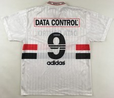 Sao Paulo FC 1996 #9 Adidas Data Control home shirt soccer jersey camiseta