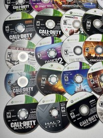 Video Game Lot of 120 Wii Xbox 360 PS2 PS3 Disc Only Untested Loose Scratched