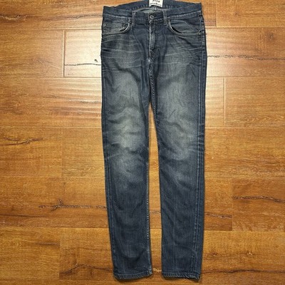ACNE STUDIOS ACE OREO デニム Acne Studios Ace Oreo Jeans Mens 30x32 Blue Mid Wash Slim Straight