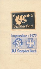 Authentic Historical Lot Stamp Germany Poland WWII Copernicus Labels FDC Reich U