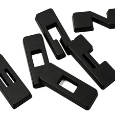 6pcs Abs Tailgate Overlays Letters For 2021-26 Bronco Sport Emblem Matte Black