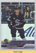 2023 Upper Deck Extended Series Young Guns Silver Foil Ryker Evans #726 READ 3d2