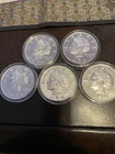 5 , 1999 One Ounce 999 Fine Silver Norfed Rounds.