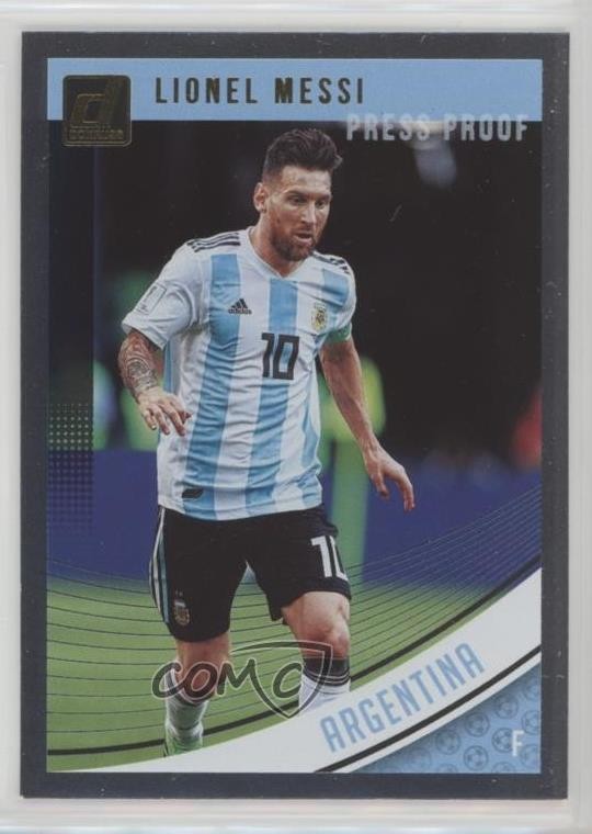 2018-19 Panini Donruss Press Proof Silver Lionel Messi #88 0s5m