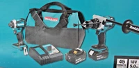 Makita Li-Ion Brushless Hammer Drill/Impact Driver Kit 18V LXT XT268T