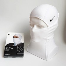 Nike Pro Therma-Fit Hyperwarm Hood Ski Mask Balaclava - White 