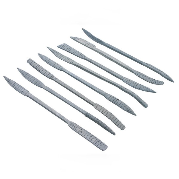 Pebaro Raspel-Set 8 StüCk 200 Mm Feile Raspel Modellbau Diy Speckstein Holz-image