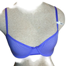 Smoothez by Aerie Bra Balconette Unlined Underwire Purple 32D
