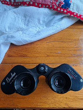 Vintage Binolux K4 7x50 Coated Binoculars Individual Focus Black No 76762
